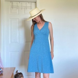 Toad&Co wrap dress with zipper pocket